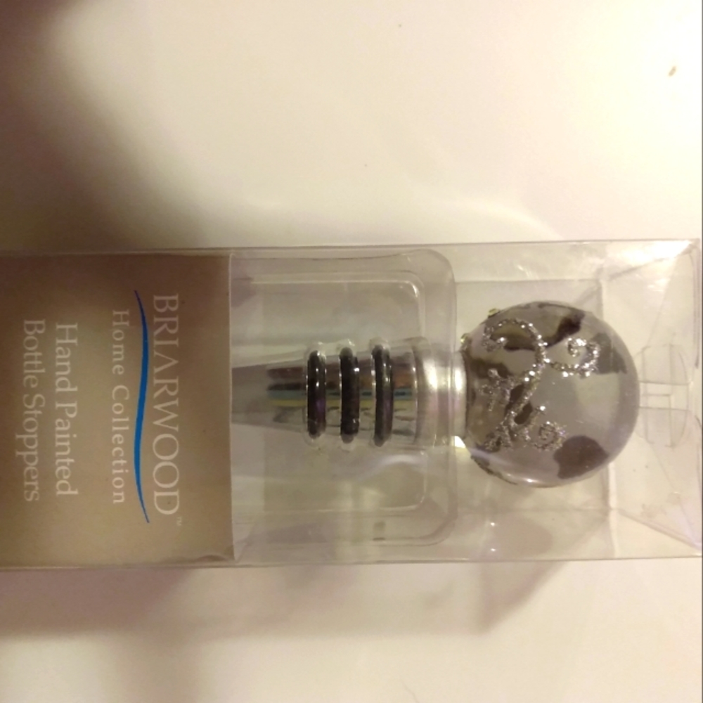 Briarwood bottle stopper fleur di lis